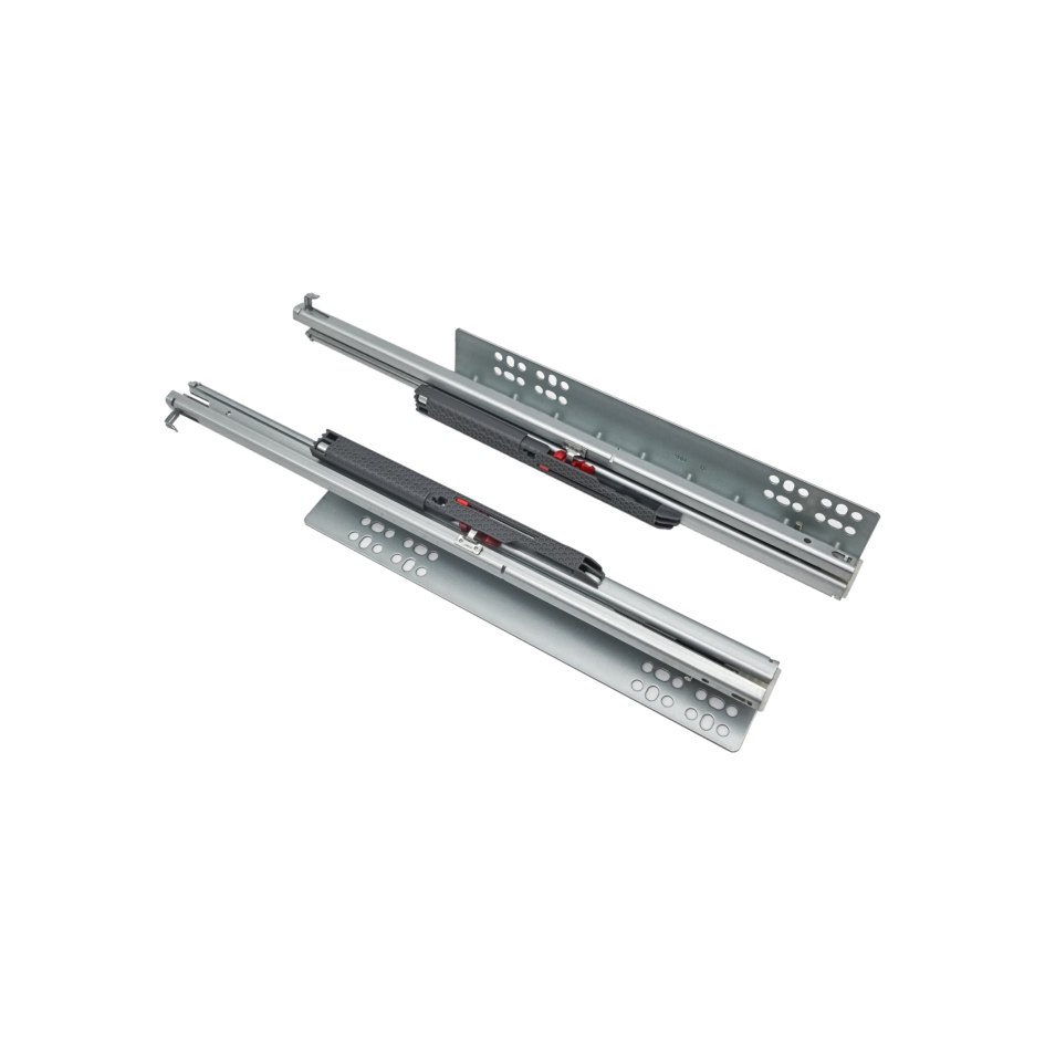 Full-Extension Concealed Soft Closing Drawer Railing (Heavy Duty)
