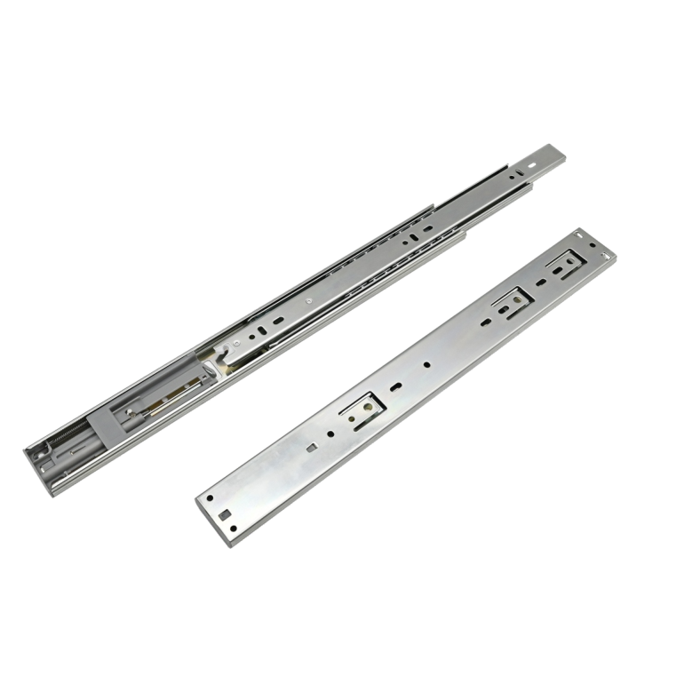 Full Extension Push To Open Ball Bearing Drawer Rail
