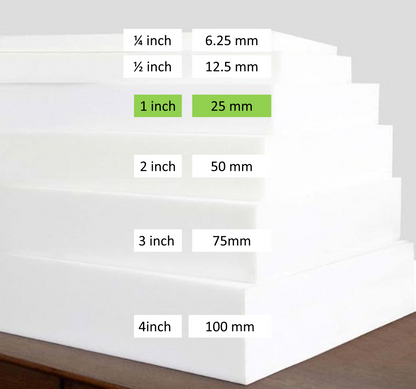 Upholstery Foam Sheet 1 inch