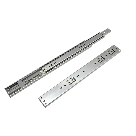 Full Extension Push To Open Ball Bearing Drawer Rail