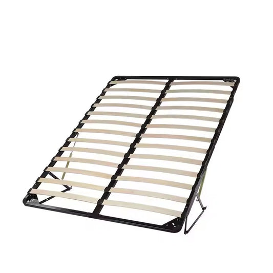Ottoman Bed Frame with wooden slats and hydraulic lifter