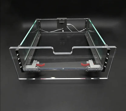 Slim Tandem Drawer Box with LED Light Glass (DS015)