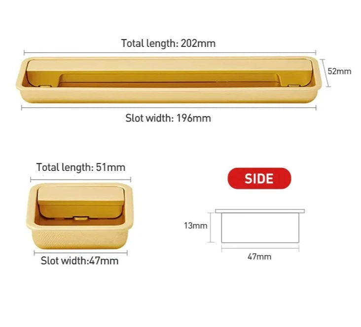 Recessed Slot Type Handle