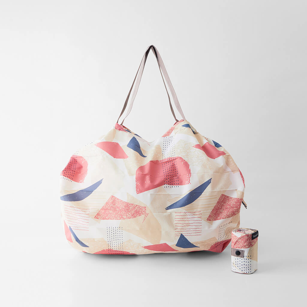 Shupatto compact bag LARGE - MOMO (Peach)